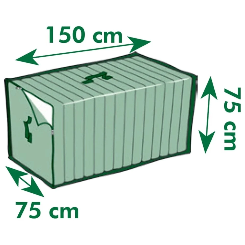 Nature Housse De Protection Pour Coussins D'extérieur 150x75x75 Cm 4 Nature Housse De Protection Pour Coussins D'extérieur 150x75x75 Cm – Image 4