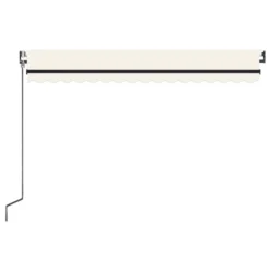 VIDAXL Auvent Rétractable Automatique 450x300 Cm Crème 10 VIDAXL Auvent Rétractable Automatique 450x300 Cm Crème -Konst Decor Magasin 645a959a0ba900.13610598