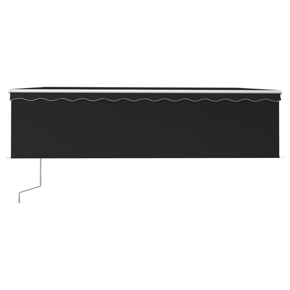 VIDAXL Auvent Rétractable Automatique Avec Store 5x3 M Anthracite 3 VIDAXL Auvent Rétractable Automatique Avec Store 5x3 M Anthracite – Image 3