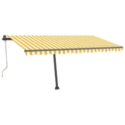 VIDAXL Auvent Automatique Sur Pied 450x300 Cm Jaune/blanc 10 VIDAXL Auvent Automatique Sur Pied 450x300 Cm Jaune/blanc -Konst Decor Magasin 645a95c378cda6.09342165