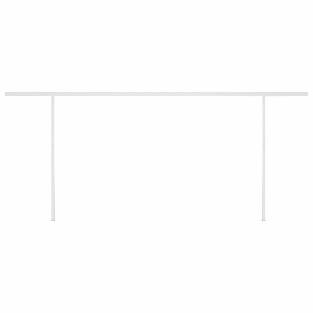 VIDAXL Auvent Rétractable Automatique Et Poteaux 5x3m Orange Et Marron 7 VIDAXL Auvent Rétractable Automatique Et Poteaux 5x3m Orange Et Marron – Image 7