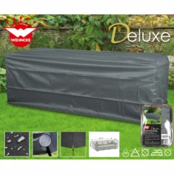 Happy People Housse Pour Salon De Jardin Deluxe 220x80x80 Cm Gris -Konst Decor Magasin 645a96aa18caf1.07894479