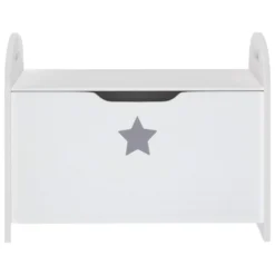 VIDAXL Banc De Rangement Pour Enfants Blanc 62x40x46,5 Cm Mdf 9 VIDAXL Banc De Rangement Pour Enfants Blanc 62x40x46,5 Cm Mdf -Konst Decor Magasin 645a96bb86a231.84513994