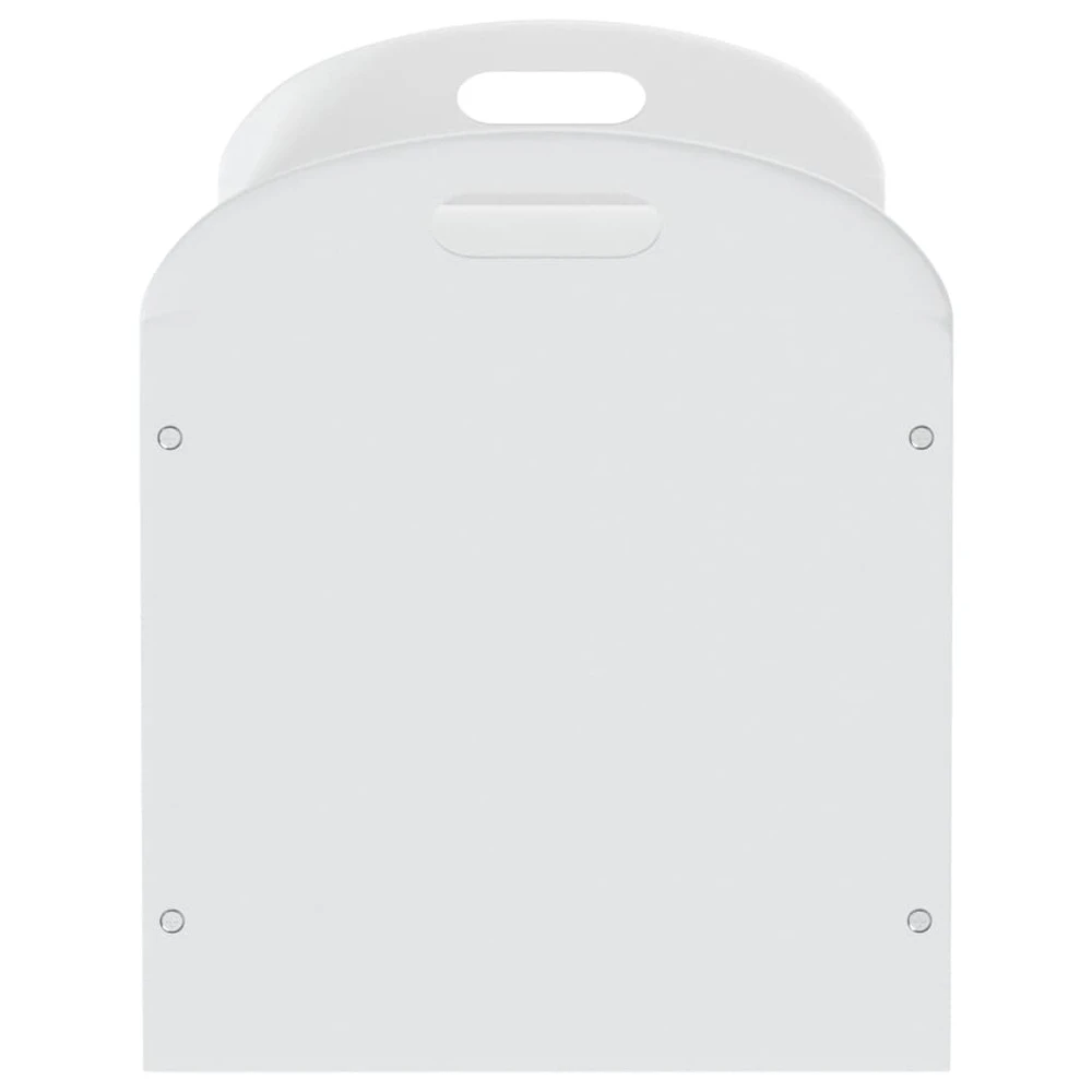 VIDAXL Banc De Rangement Pour Enfants Blanc 62x40x46,5 Cm Mdf 4 VIDAXL Banc De Rangement Pour Enfants Blanc 62x40x46,5 Cm Mdf – Image 4