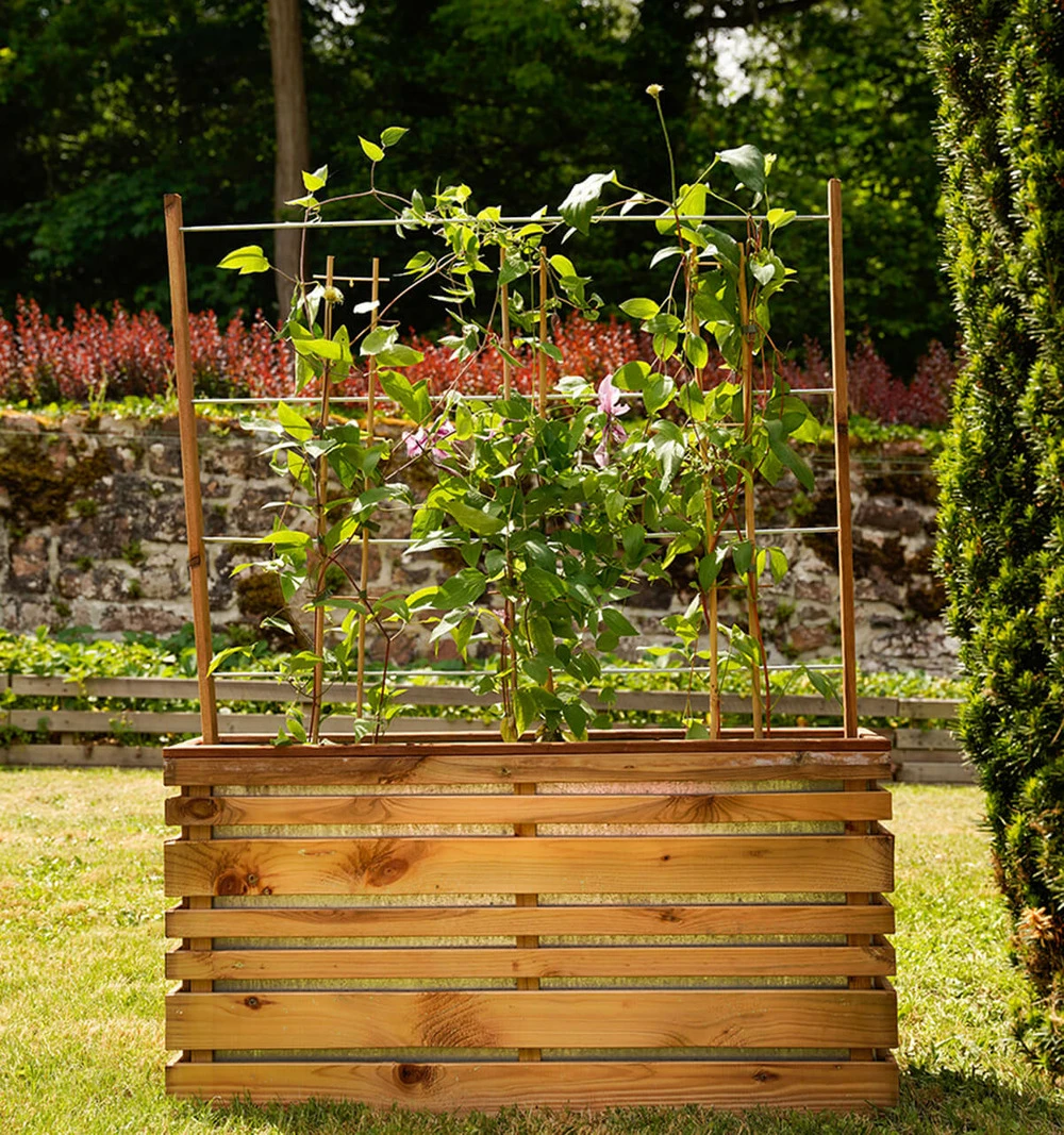 Bac à Fleurs Avec Treillis Lign Z 3 Bac à Fleurs Avec Treillis Lign Z – Image 3