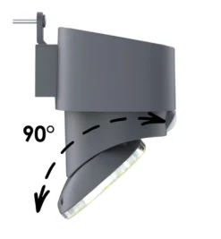 Applique Solaire Grise Anthracite éclairage Pivotant à 180° 7 Applique Solaire Grise Anthracite éclairage Pivotant à 180° -Konst Decor Magasin 645b8d0e62ddc6.43804617