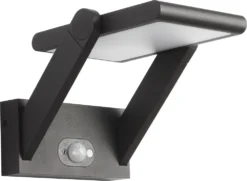 Applique Solaire Milano - Veille & Détection - Blanc Chaud 3000°k 170lm - Faisceau 120° - Bf Light