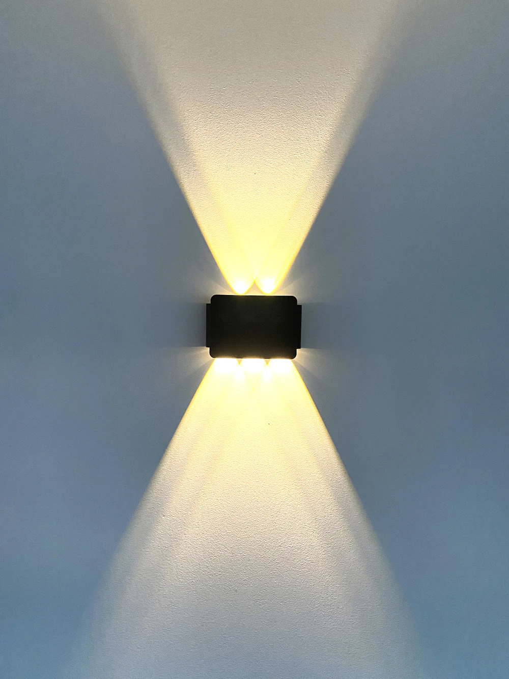 Applique Solaire 5 Faisceaux : 2 Up & 3 Down - Blanc Chaud 3000°k 150lm - Bf Light 2 Applique Solaire 5 Faisceaux : 2 Up & 3 Down - Blanc Chaud 3000°k 150lm - Bf Light – Image 2