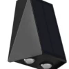 Applique Solaire Triangulaire 2 Faisceaux : 1 Up & 1 Down - Blanc Chaud 3000°k 150lm - Bf Light