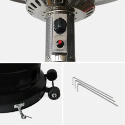 Chauffage D'extérieur à Gaz 13kw - Siberia - Parasol Chauffant Noir. Avec Roulettes Et Stabilisateur 9 Chauffage D'extérieur à Gaz 13kw - Siberia - Parasol Chauffant Noir. Avec Roulettes Et Stabilisateur -Konst Decor Magasin 645b9071857e44.50505567