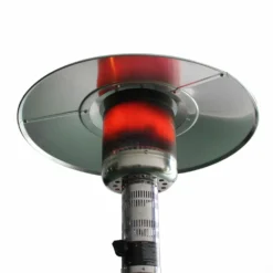 Chauffage D'extérieur Gaz 12.5kw - Finland - Parasol Chauffant Gris Réglable. Porte En Façade. Roulettes Et Housse -Konst Decor Magasin 645b90740660e0.00249331
