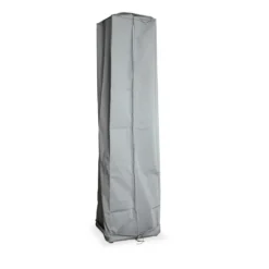 Parasol Chauffant Au Gaz Pyramide - Greenland Avec Housse De Protection Grise - Chauffage D'extérieur 11.2kw En Acier Inoxydable. -Konst Decor Magasin 645b9087ad3065.83261747