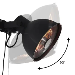 Parasol Chauffant électrique 2000w Mural - Lapland - Chauffage D’extérieur Type Halogène. 3 Niveaux De Chauffe (800w / 1200w / 8 Parasol Chauffant électrique 2000w Mural - Lapland - Chauffage D’extérieur Type Halogène. 3 Niveaux De Chauffe (800w / 1200w / -Konst Decor Magasin 645b908d087cc4.02053150