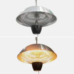 Parasol Chauffant électrique Suspendu 1500w – Oslo – Chauffage D’extérieur Type Halogène. Kit De Suspension Inclus (chaîne Et 7 Parasol Chauffant électrique Suspendu 1500w – Oslo – Chauffage D’extérieur Type Halogène. Kit De Suspension Inclus (chaîne Et -Konst Decor Magasin 645b908fa6ad14.33308761