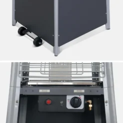 Lot De 2 Chauffages D'extérieur - Sweden - Parasols Chauffants Gaz Pyramide. Design. Véritable Flamme. Roulettes Incluses 10 Lot De 2 Chauffages D'extérieur - Sweden - Parasols Chauffants Gaz Pyramide. Design. Véritable Flamme. Roulettes Incluses -Konst Decor Magasin 645b909375d329.12057048