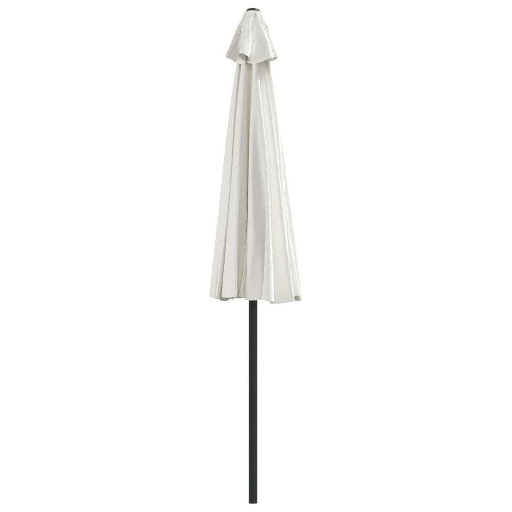 VIDAXL Parasol De Balcon Avec Mât En Aluminium Sable 270x144 Cm Demi 5 VIDAXL Parasol De Balcon Avec Mât En Aluminium Sable 270x144 Cm Demi – Image 5