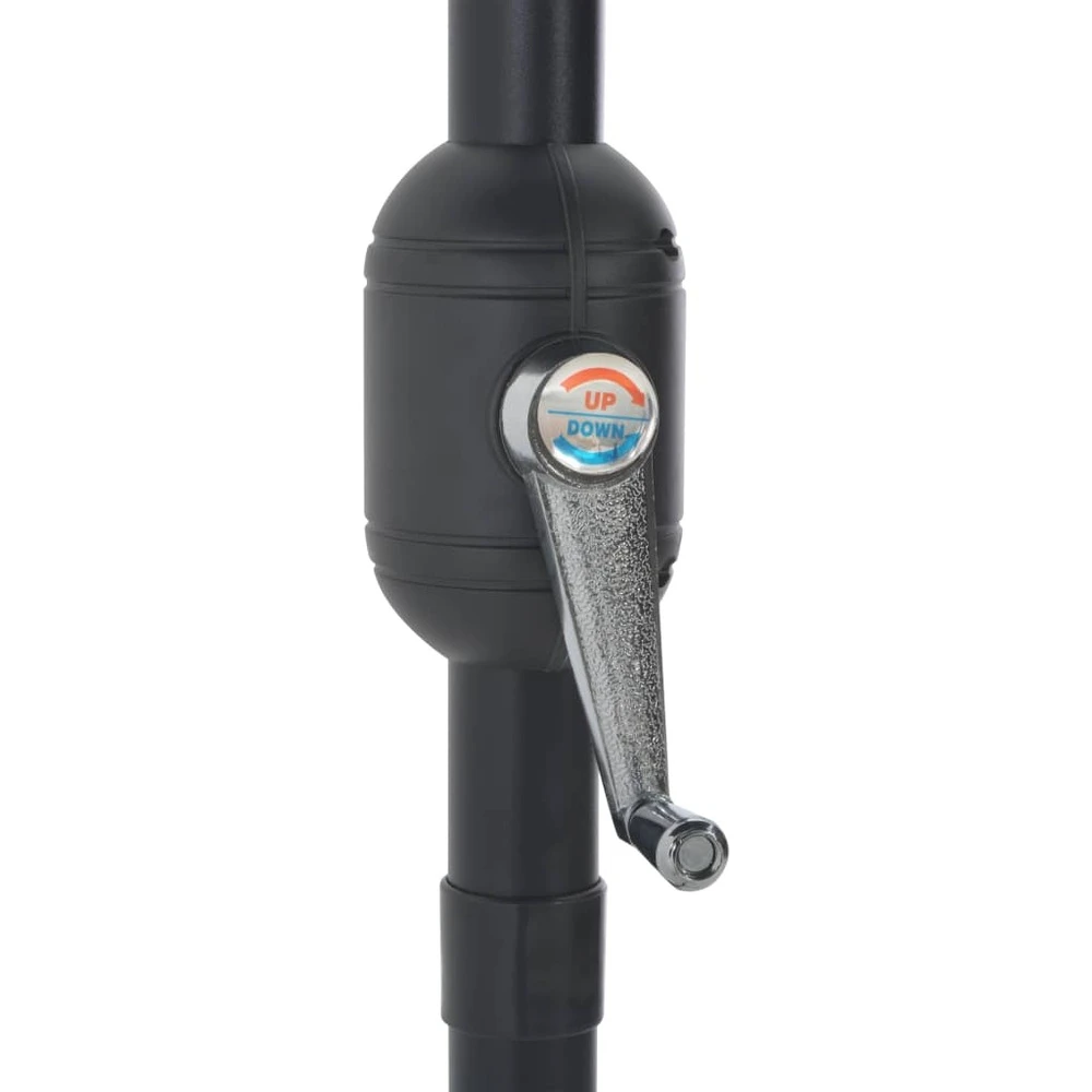 VIDAXL Parasol De Balcon Avec Mât En Aluminium Sable 270x144 Cm Demi 7 VIDAXL Parasol De Balcon Avec Mât En Aluminium Sable 270x144 Cm Demi – Image 7