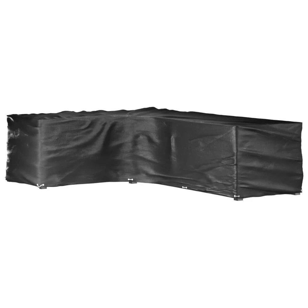 VIDAXL Housses De Salon De Jardin En Forme De L 2 Pcs 18 œillets 2 VIDAXL Housses De Salon De Jardin En Forme De L 2 Pcs 18 œillets – Image 2