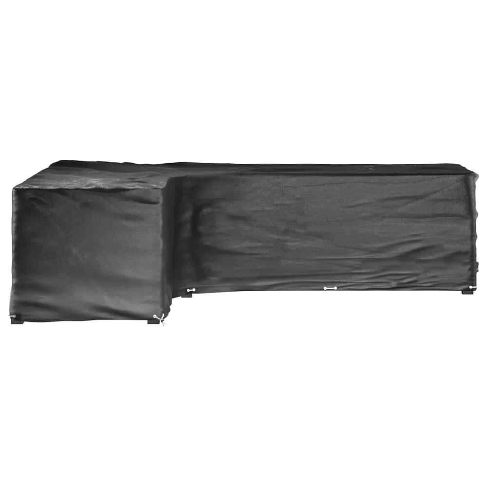 VIDAXL Housses De Salon De Jardin En Forme De L 2 Pcs 18 œillets 3 VIDAXL Housses De Salon De Jardin En Forme De L 2 Pcs 18 œillets – Image 3