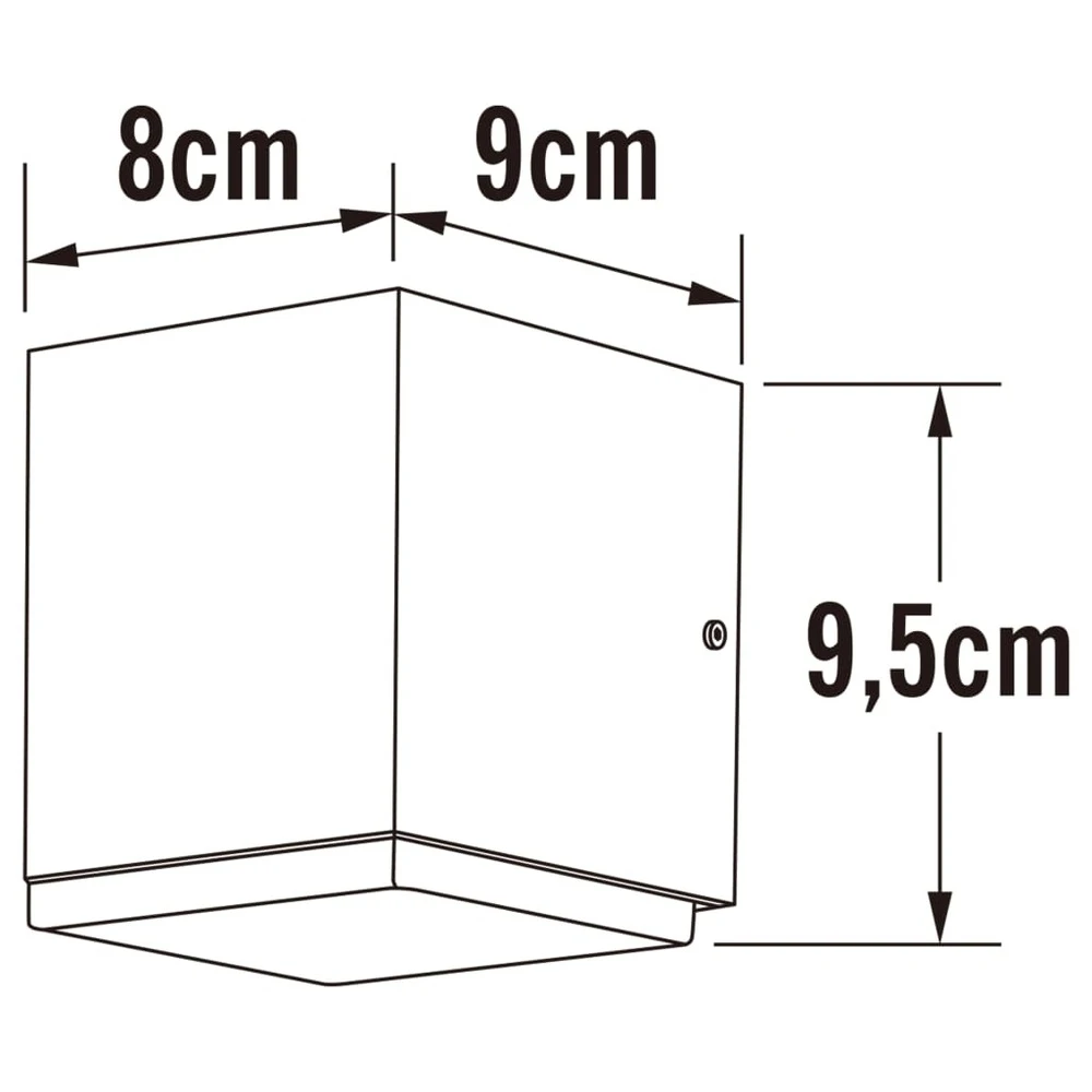 Konstsmide Applique à Led Monza 1x6w Gris Foncé 6 Konstsmide Applique à Led Monza 1x6w Gris Foncé – Image 6