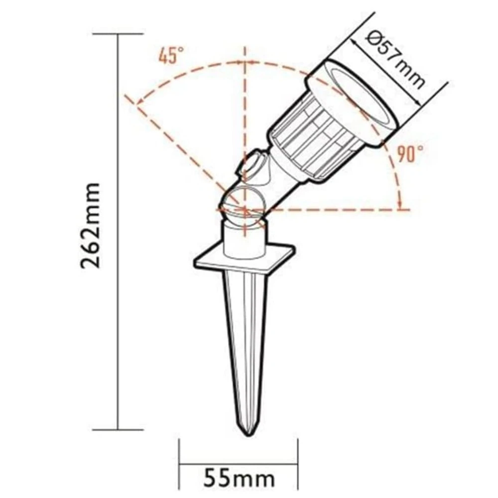 LuxForm Projecteur Led De Jardin 2 Pcs Dominica Noir Lux9522d.01 5 LuxForm Projecteur Led De Jardin 2 Pcs Dominica Noir Lux9522d.01 – Image 5