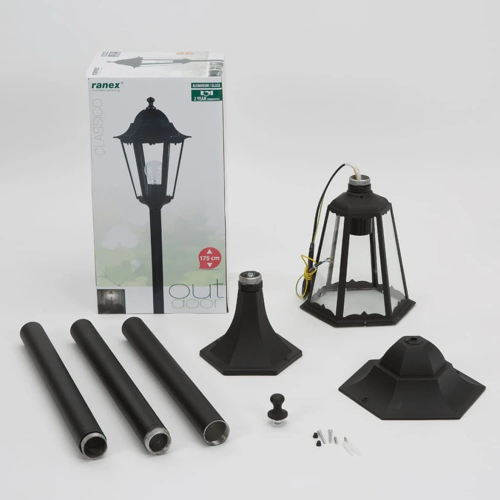 Smartwares Lampadaire De Jardin 60 W Noir 175 Cm Clas5000.035 6 Smartwares Lampadaire De Jardin 60 W Noir 175 Cm Clas5000.035 – Image 6