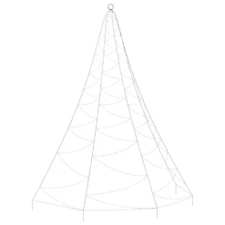 VIDAXL Arbre Mural Avec Crochet Métallique 260 Led Bleu 3 M Int/ext 9 VIDAXL Arbre Mural Avec Crochet Métallique 260 Led Bleu 3 M Int/ext -Konst Decor Magasin 645e86cc6a7025.04103163