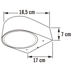 Konstsmide Applique Murale Teramo Noir Mat 7 Konstsmide Applique Murale Teramo Noir Mat -Konst Decor Magasin 645e86e183a553.59908665