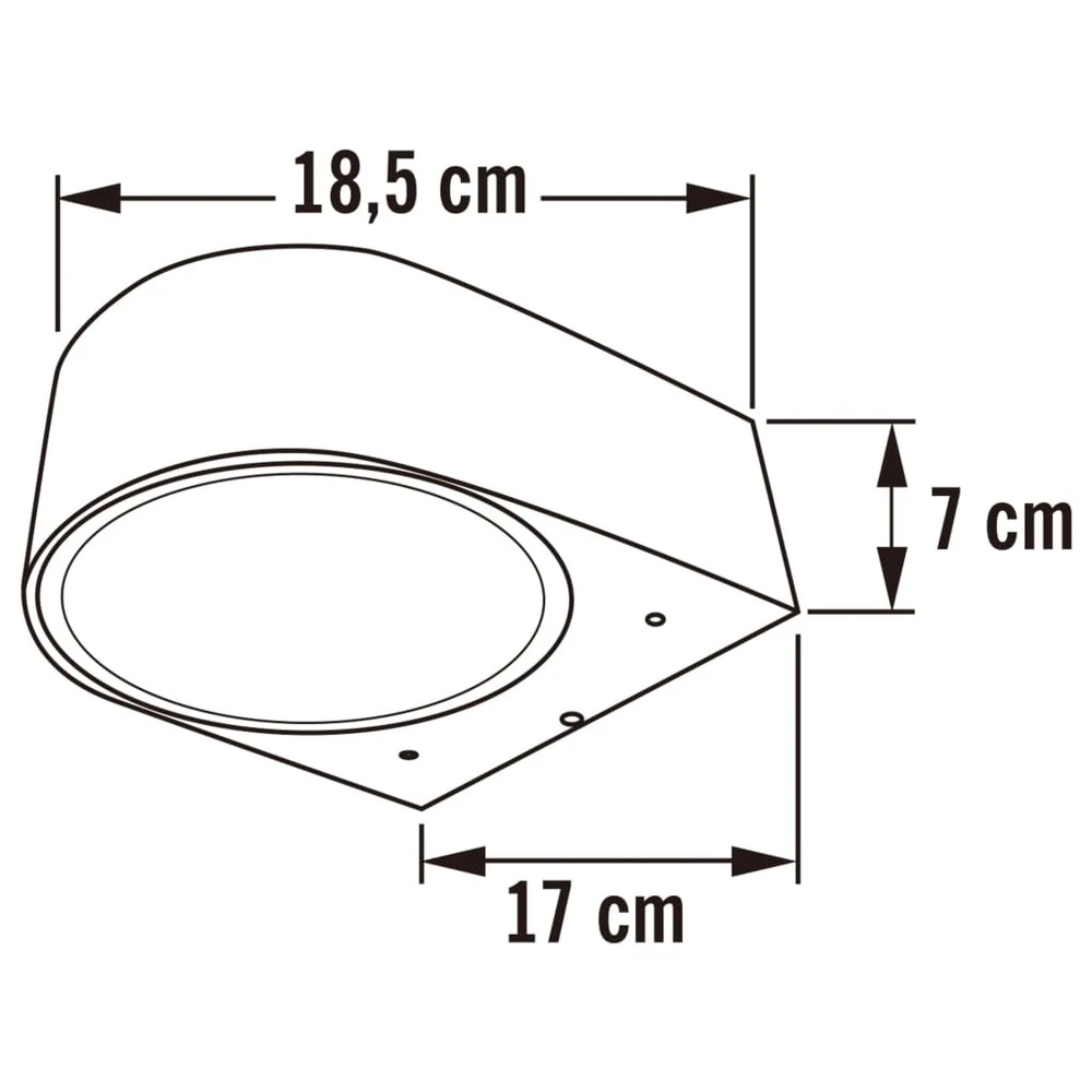 Konstsmide Applique Murale Teramo Noir Mat 4 Konstsmide Applique Murale Teramo Noir Mat – Image 4
