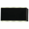 LuxForm Applique à Led De Jardin Cube Noir