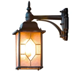 Konstsmide Applique Murale Milano En Bas Noir Et Argenté