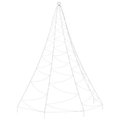 VIDAXL Arbre Mural Avec Crochet Métallique 260 Led Blanc Chaud 3 M 9 VIDAXL Arbre Mural Avec Crochet Métallique 260 Led Blanc Chaud 3 M -Konst Decor Magasin 645e86fc297969.57350949