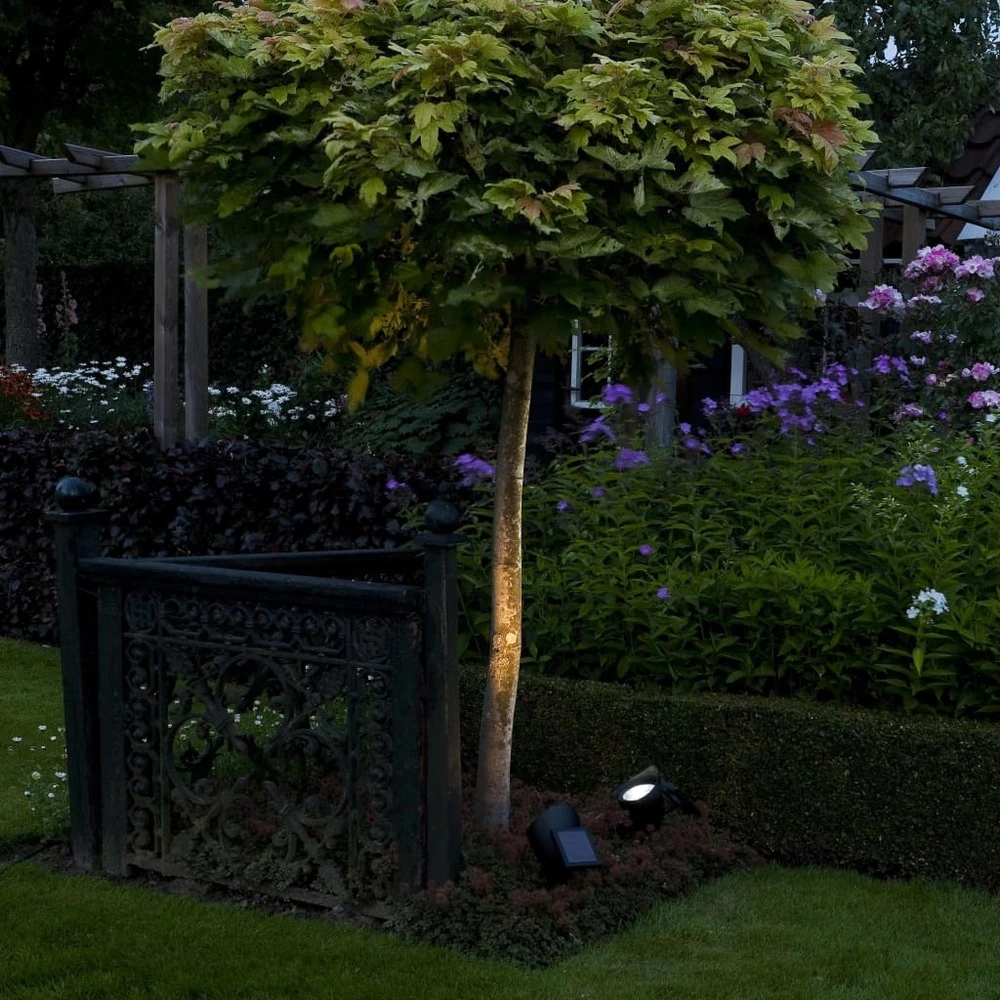 LuxForm Projecteur Led Solaire Lazise 2 Pcs Noir 44239 5 LuxForm Projecteur Led Solaire Lazise 2 Pcs Noir 44239 – Image 5