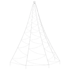 VIDAXL Arbre Mural Avec Crochet Métallique 720 Led Blanc Chaud 5 M 9 VIDAXL Arbre Mural Avec Crochet Métallique 720 Led Blanc Chaud 5 M -Konst Decor Magasin 645e8711ade3a7.04173721