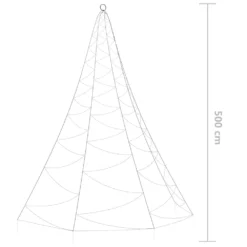 VIDAXL Arbre Mural Avec Crochet Métallique 720 Led Bleu 5 M Int/ext 13 VIDAXL Arbre Mural Avec Crochet Métallique 720 Led Bleu 5 M Int/ext -Konst Decor Magasin 645e8722e69a73.93163116