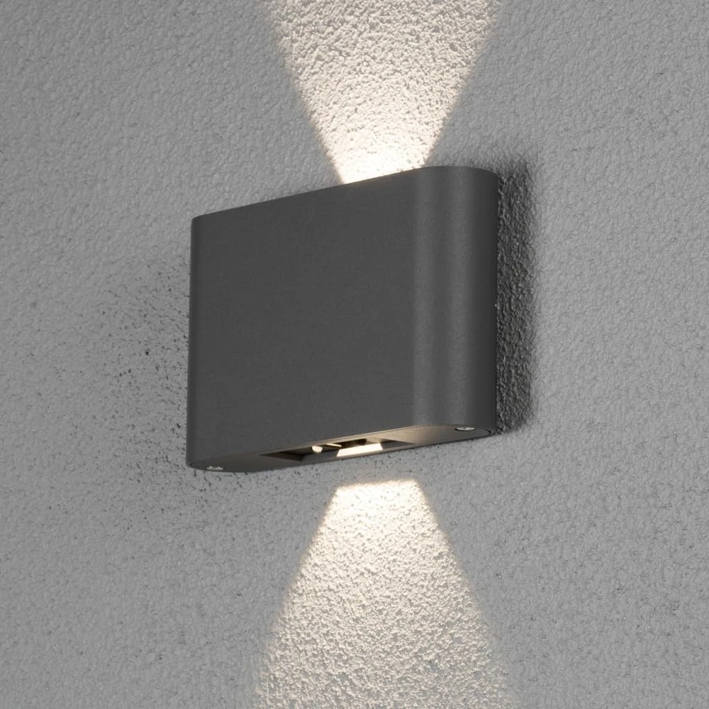 Konstsmide Applique à Led Chieri 2x6w Anthracite 5 Konstsmide Applique à Led Chieri 2x6w Anthracite – Image 5