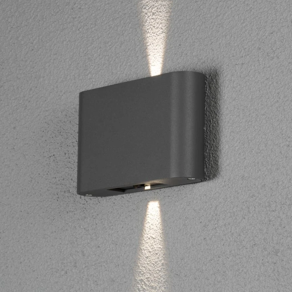 Konstsmide Applique à Led Chieri 2x6w Anthracite 4 Konstsmide Applique à Led Chieri 2x6w Anthracite – Image 4