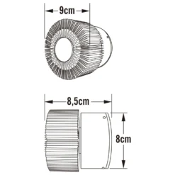 Konstsmide Applique Murale Monza 1x3w Anthracite 11 Konstsmide Applique Murale Monza 1x3w Anthracite -Konst Decor Magasin 645e87288f13b1.24586918