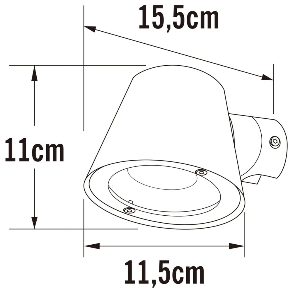 Konstsmide Applique Murale Trieste Galvanisé 4 Konstsmide Applique Murale Trieste Galvanisé – Image 4