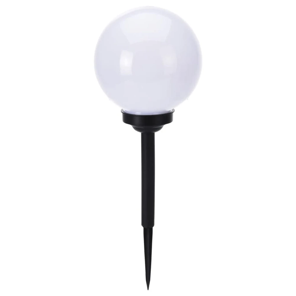 Progarden Ensemble De Lampes Solaires à Led Ball 2 Pcs 20 Cm Blanc 3 Progarden Ensemble De Lampes Solaires à Led Ball 2 Pcs 20 Cm Blanc – Image 3