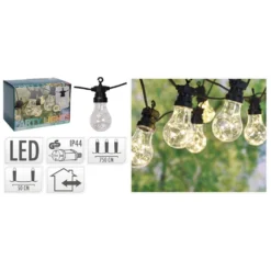 Progarden Ensemble D'éclairage à Led De Fête De Jardin 100 Micro Led