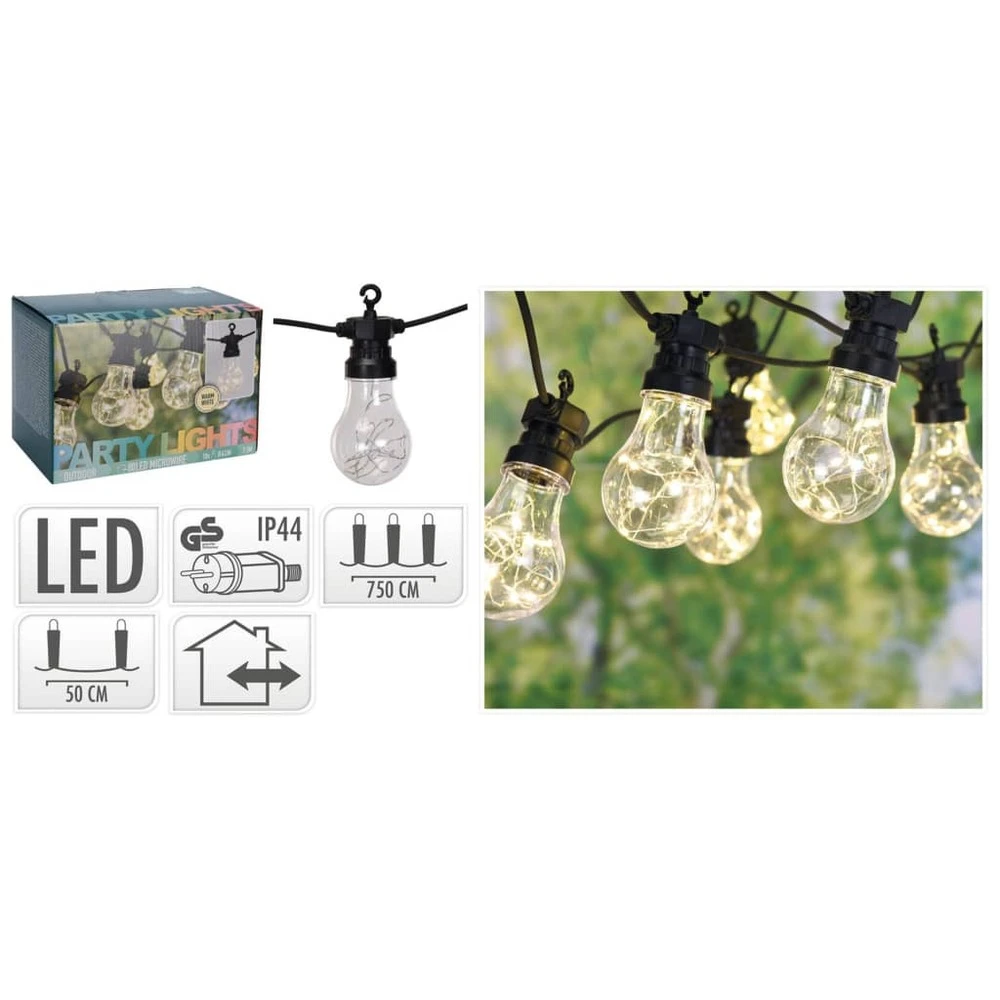 Progarden Ensemble D'éclairage à Led De Fête De Jardin 100 Micro Led 1 Progarden Ensemble D'éclairage à Led De Fête De Jardin 100 Micro Led