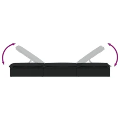 VIDAXL Transat Avec Table Noir Résine Tressée 13 VIDAXL Transat Avec Table Noir Résine Tressée -Konst Decor Magasin 645eceff634e30.38831078