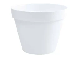 EDA Pot De Fleur Rond Toscane ø 60 X H.47 Cm - Blanc