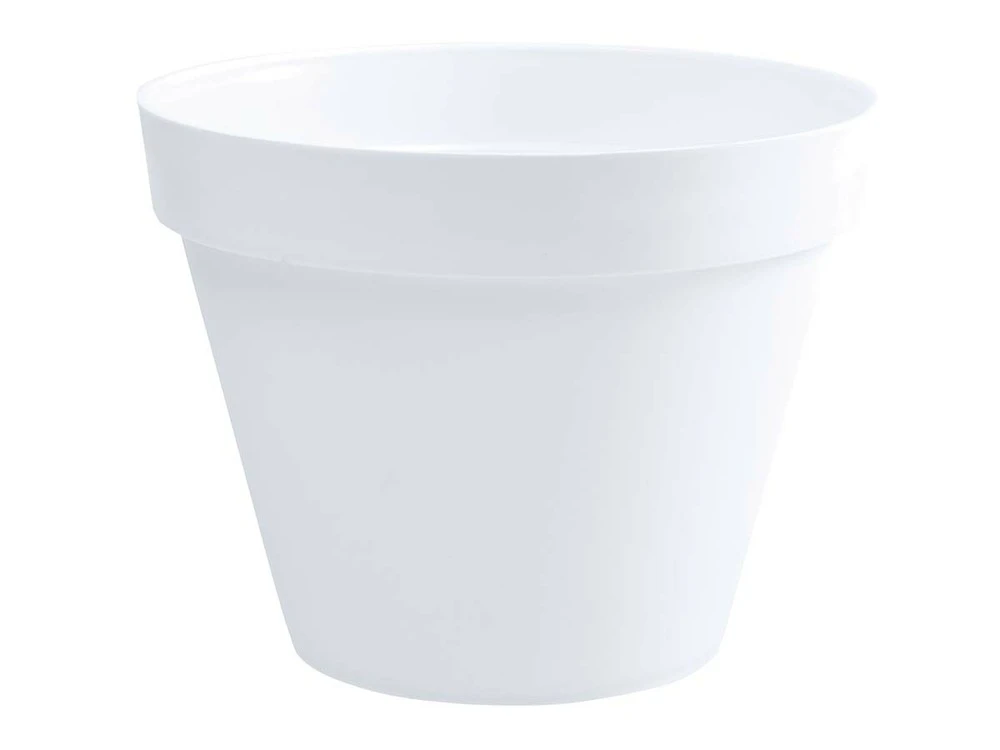 EDA Pot De Fleur Rond Toscane ø 60 X H.47 Cm - Blanc 1 EDA Pot De Fleur Rond Toscane ø 60 X H.47 Cm - Blanc