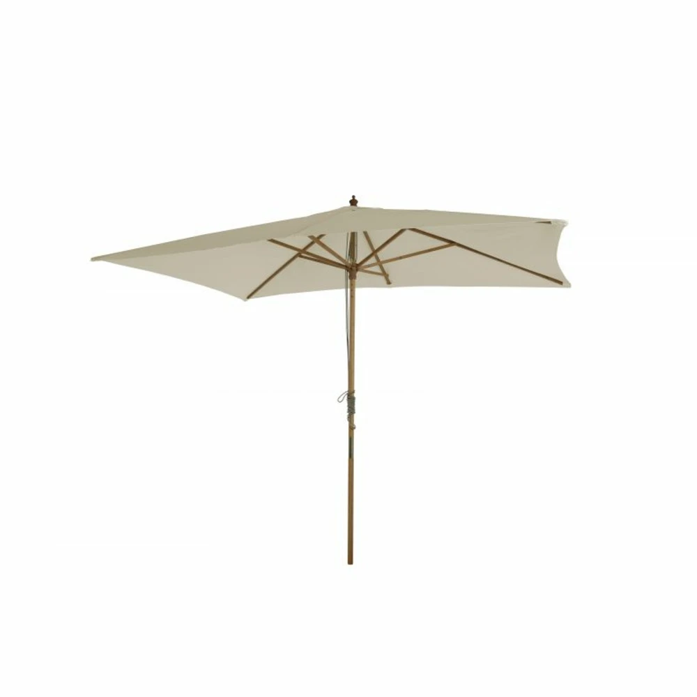 Parasol Droit Hoani En Bambou Contreplaqué Et Tissu Beige Clair 1 Parasol Droit Hoani En Bambou Contreplaqué Et Tissu Beige Clair