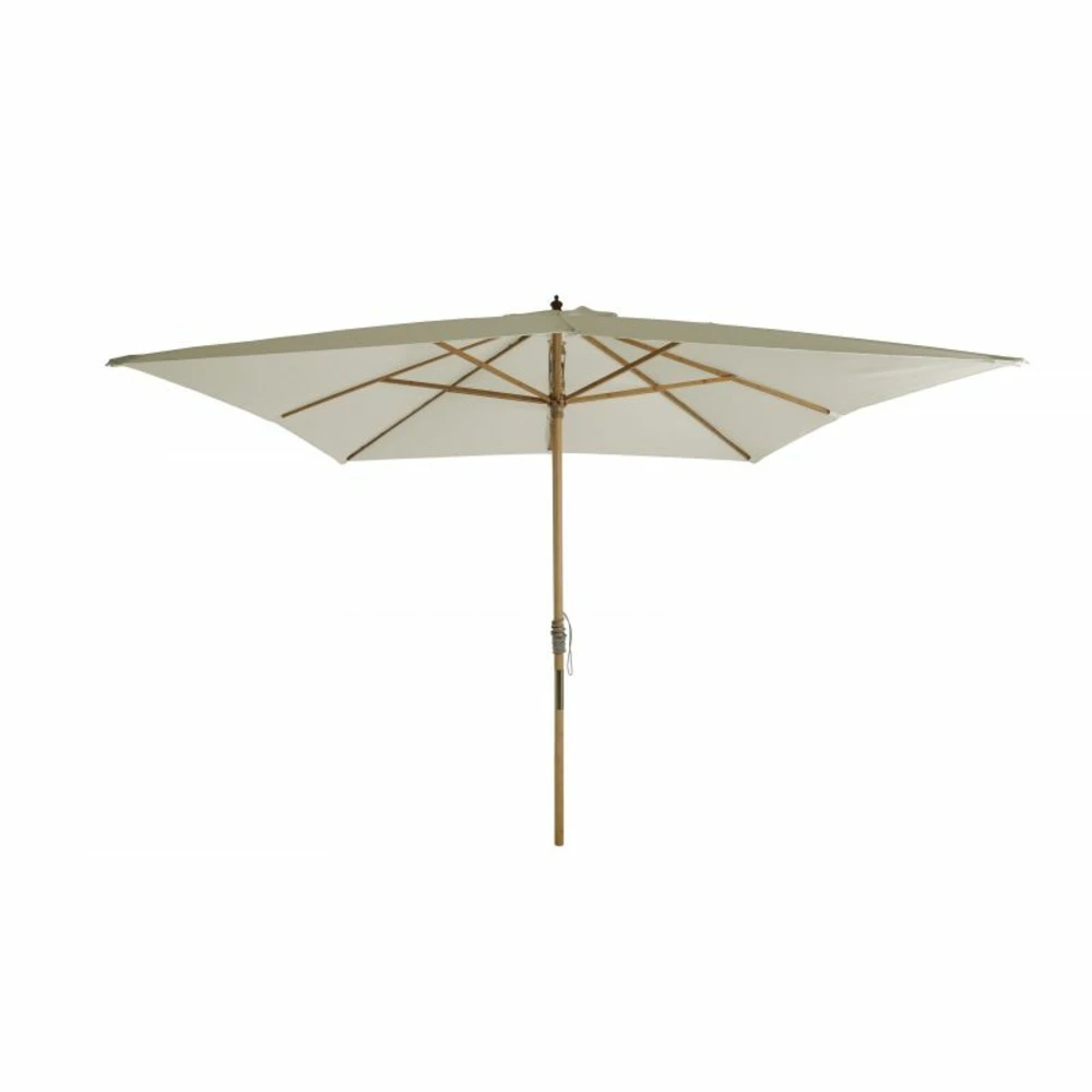 Parasol Droit Moana En Bambou Contreplaqué Et Tissu Beige Clair 1 Parasol Droit Moana En Bambou Contreplaqué Et Tissu Beige Clair