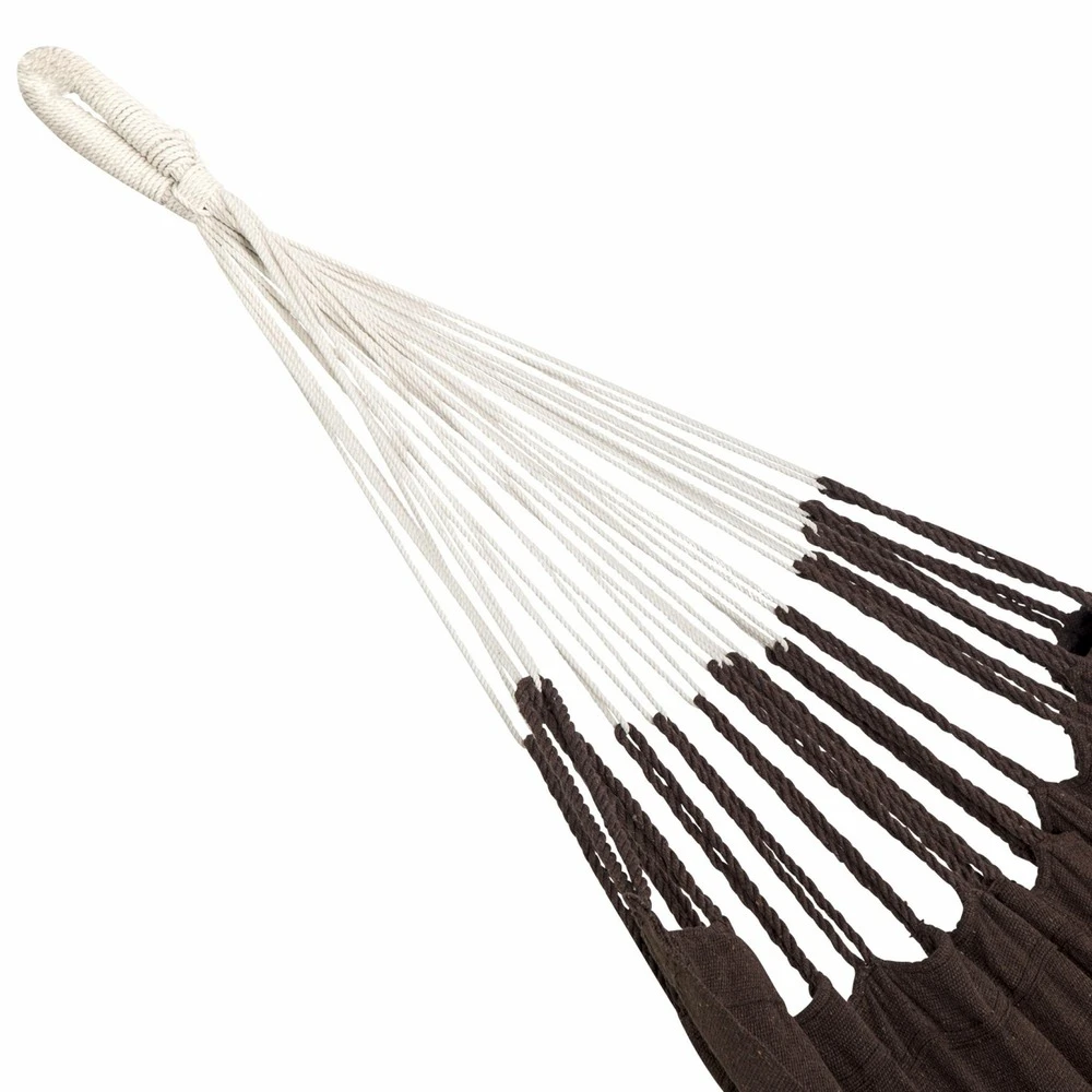 Toile De Hamac Marron. 1 Personne. 100% Polycoton. 220x140cm 2 Toile De Hamac Marron. 1 Personne. 100% Polycoton. 220x140cm – Image 2