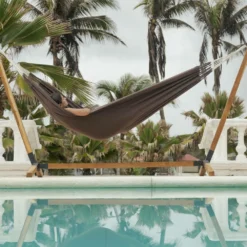 Toile De Hamac Marron. 1 Personne. 100% Polycoton. 220x140cm 8 Toile De Hamac Marron. 1 Personne. 100% Polycoton. 220x140cm -Konst Decor Magasin 64627e17ee54c9.87274872