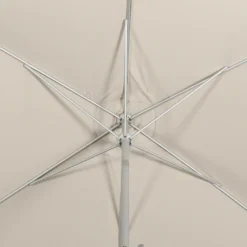Parasol Wissant. 2x3m. Couleur Sable. Mât Central. Aluminium Anodisé Orientable. Manivelle D'ouverture -Konst Decor Magasin 64627e450c2b29.96280154